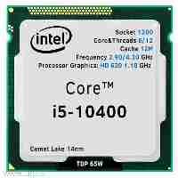 سی پی یو اینتل I5-10400 2.9GHZ 1200 TRY 12MB
