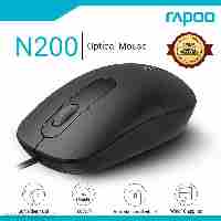 ماوس باسیم رپو N200 مشکی