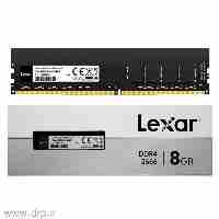 رم کامپیوتر لکسار DDR4 2666MHZ ظرفیت 8 گیگابایت