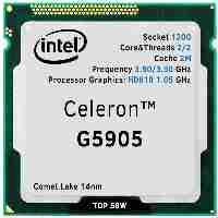 سی پی یو اینتل G5905 3.5GHZ 1200 BOX 4MB