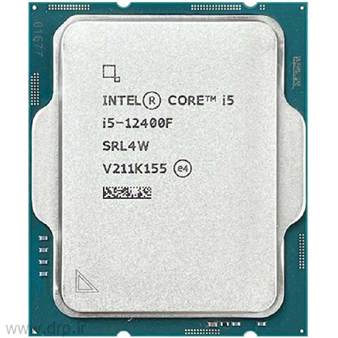 سی پی یو اینتل I5-12400F 2.5GHZ 1700 BOX 18MB
