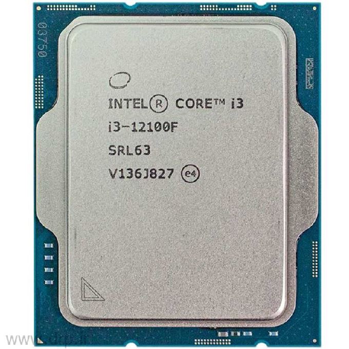 سی پی یو اینتل I3-12100F 3.3GHZ 1700 TRY 12MB