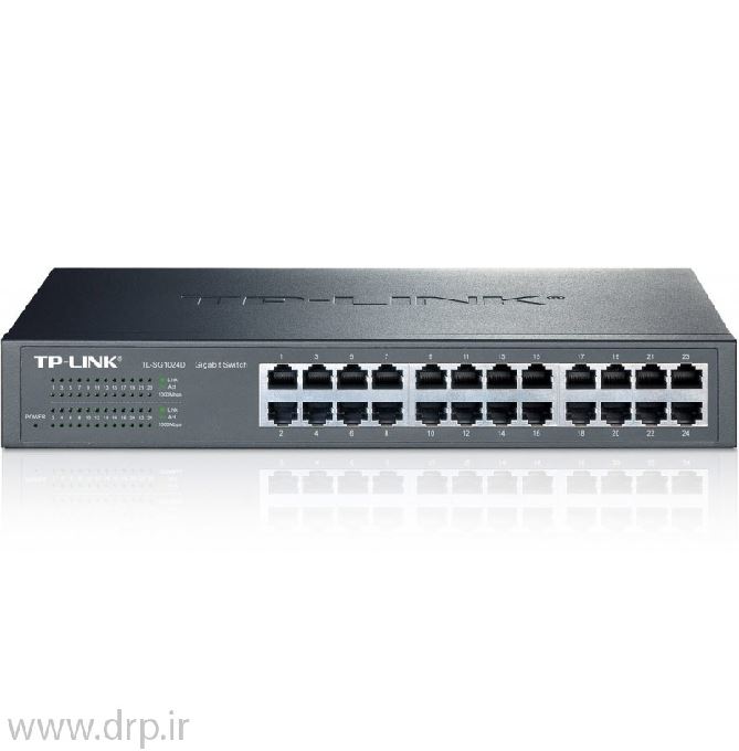 سوئیچ 24 پورت رکمونت تی پی لینک 1000 مدل TL-SG1024D