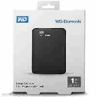 هارد اکسترنال وسترن Elements ظرفیت 1 ترابایت