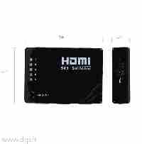 سوئیچ اچ دی ام آی پنج پورت 4K با ریموت