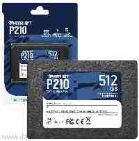 اس اس دی 2.5 اینچ پاتریوت P210 ظرفیت 512گیگابایت