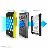 هارد اکسترنال ای دیتا HD720 ظرفیت 2 ترابایت آبی