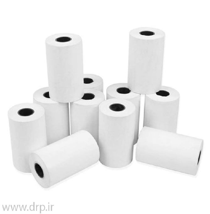رول کاغذ حرارتی 6 سانت 15 متری مشکی