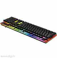 کیبورد گیمینگ RGB باسیم لاجی کی مدل K210B مشکی