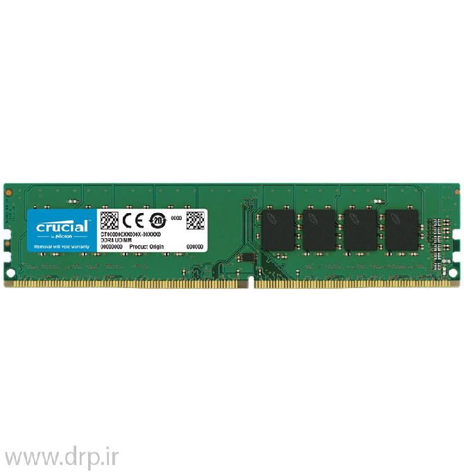 رم کامپیوتر کروشیال DDR4 3200MHZ CL22ظرفیت 16 گیگابایت